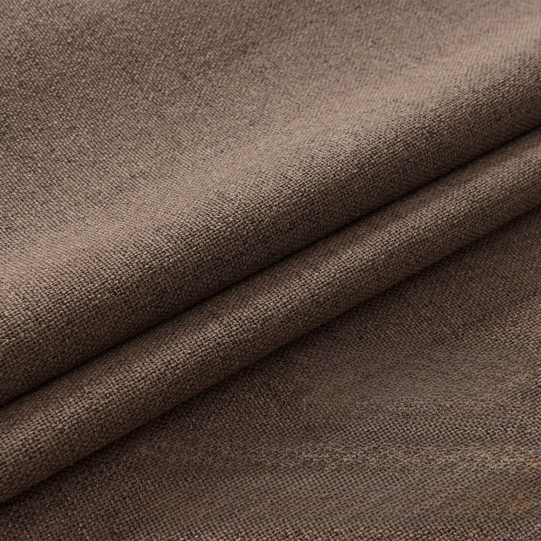 Premium Ring Linen Blackout Curtain Drapes